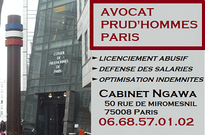 avocat prudhommes paris; licenciement cadre; harcèlement cadre